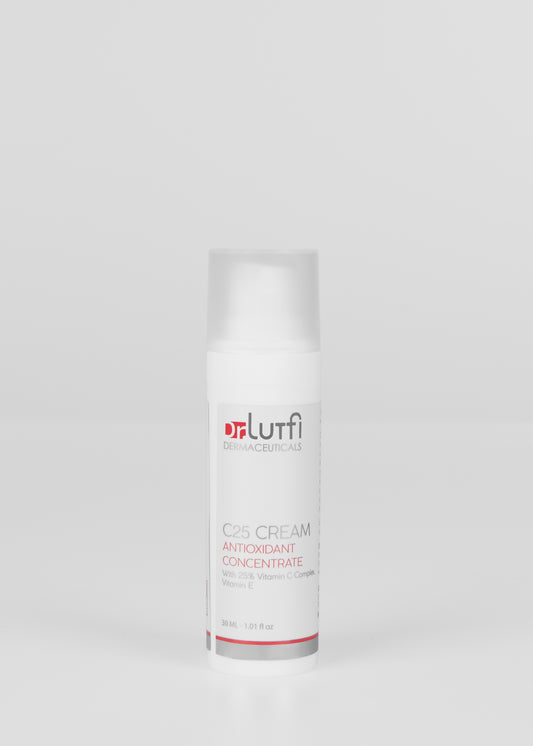 Dr. Lutfi C25 Cream | Antioxidant Concentrate with 25% Vitamin C Complex + Vitamin E