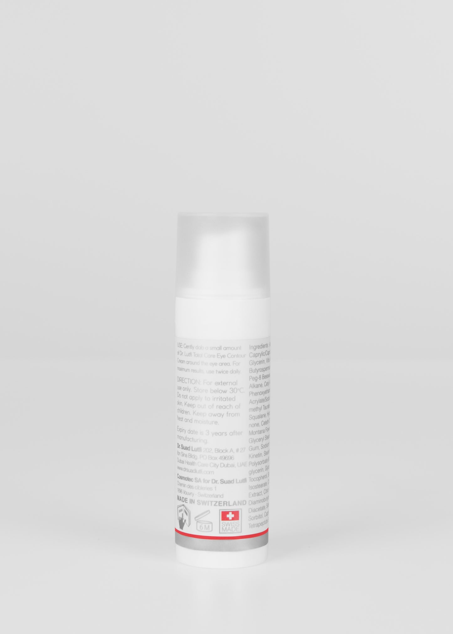 Dr. Lutfi Total Care Eye Contour Cream | With Kinetin, Tetrapeptide Complex & Herbal Extract Complex