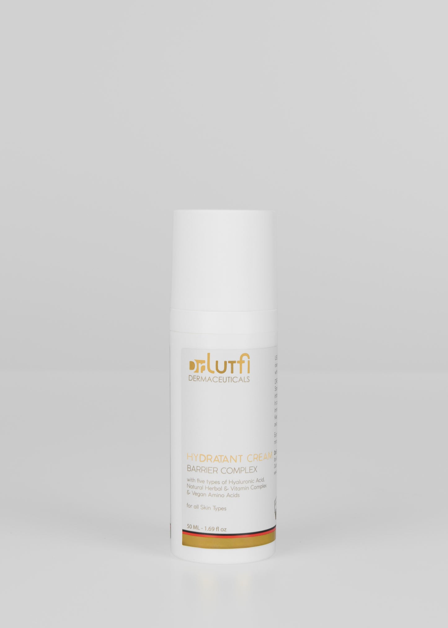 Dr. Lutfi Hydratant Cream | Barrier Repair Moisturizer with 5 Types of Hyaluronic Acid