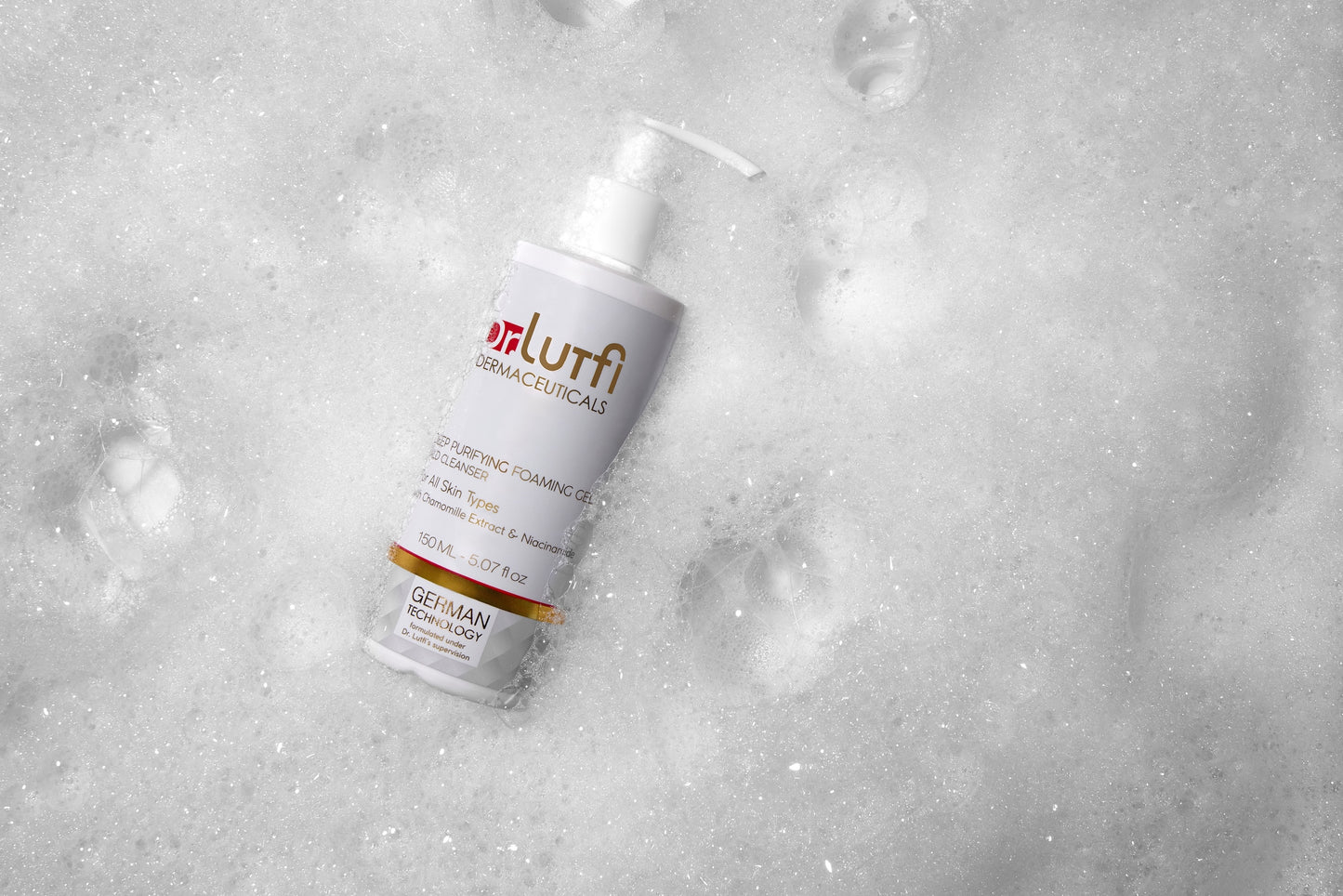 Dr. Lutfi Deep Purifying Foaming Gel Cleanser | Chamomile & Niacinamide
